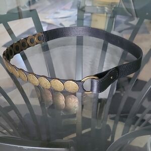 Black and Gold Women's Belt